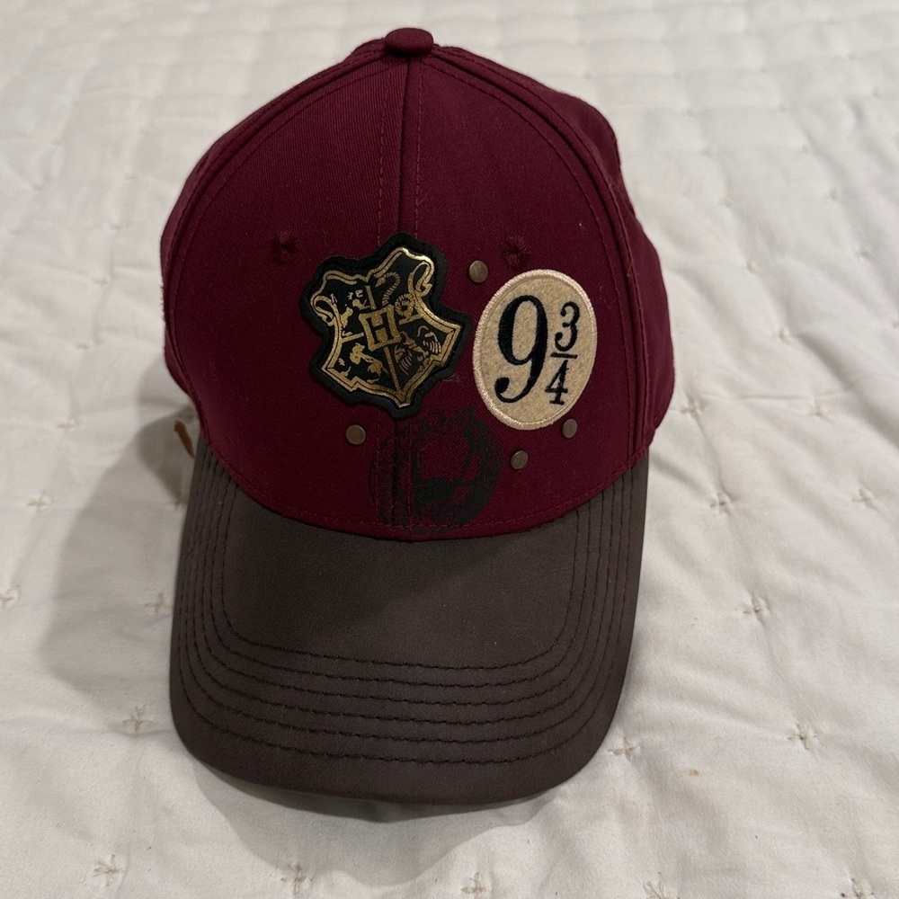 Harry Potter Hat Hogwarts Express Platform Adjustable Ball Cap Movie *